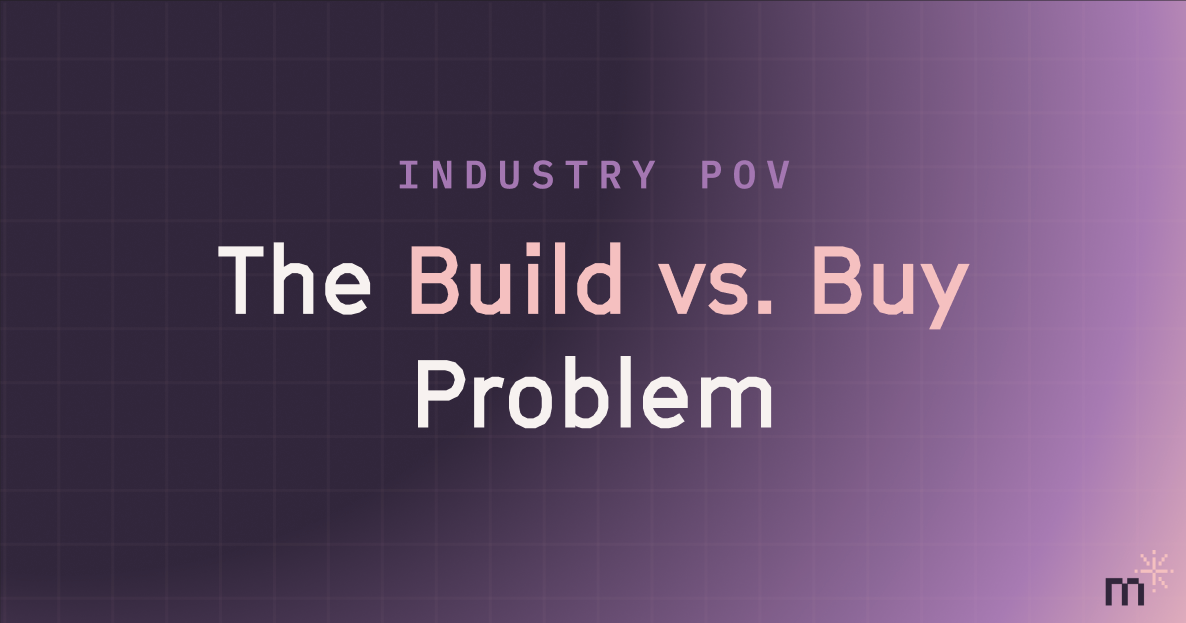 You Don't Have a Productivity Problem. You Have a Build vs. Buy Problem.